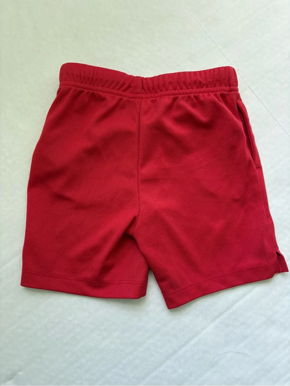 Old Navy Active Red Mesh Shorts Toddler Boy 2T Drawstring Sporty Elastic Waist